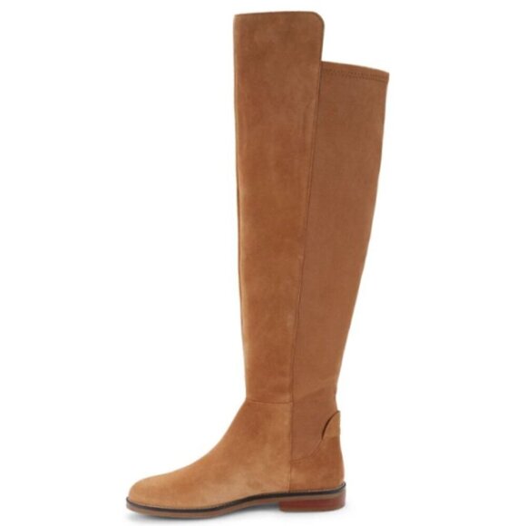 Cole Haan 'Chase' Knee-High Suede Boots, Golden Honey - Picture 3 of 6